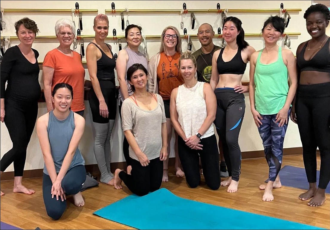 Yoga Health Center community gathered together in the studio